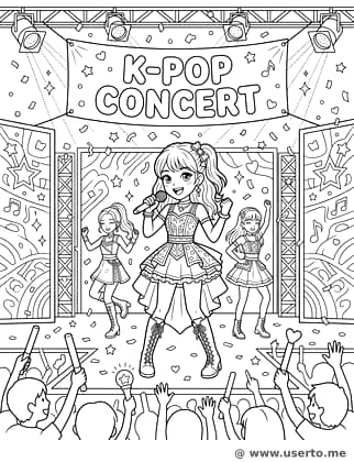 케이팝 슈퍼스타의 무대