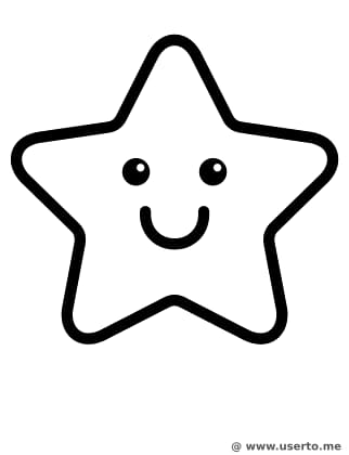 방긋 웃는 아기 별