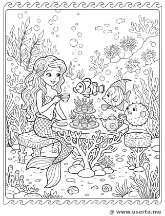 Underwater Tea Party Feast