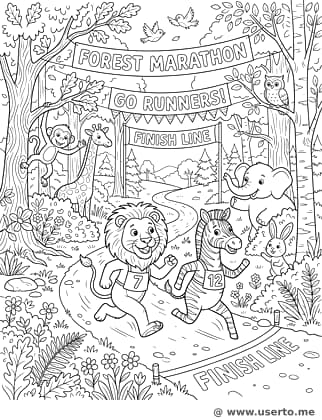 Forest Animal Marathon