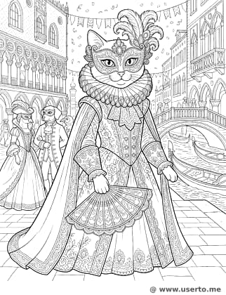 O Grande Baile de Máscaras do Gato Veneziano