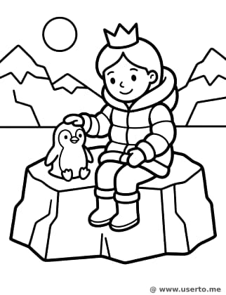 La Princesa Polar y su Amigo Pingüino