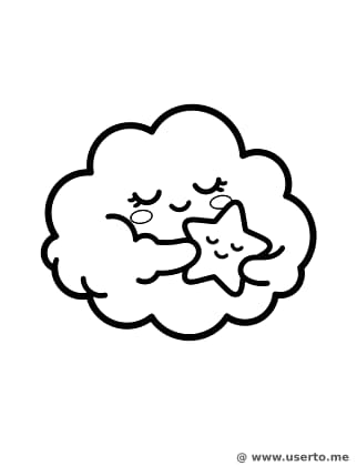 별을 안고 자는 구름