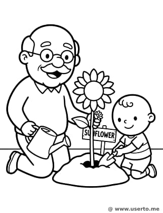 Gardening with Grandpa