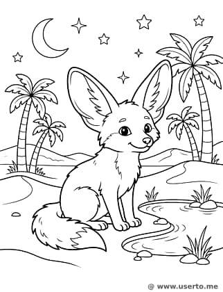 Die Wüstenoase des Fenneks