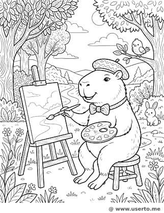 Capybara-Meisterkünstler