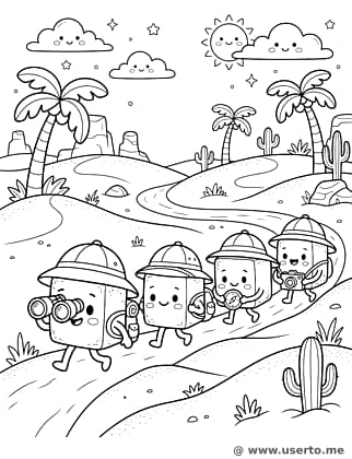 Exploradores do Deserto de Manjar Turco