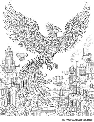 El Fénix de Engranajes en Vuelo