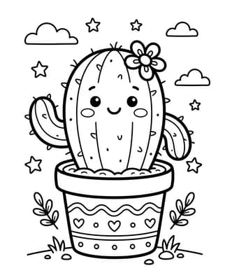 귀여운 꼬마 선인장