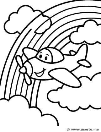 Cheerful Sky Airplane