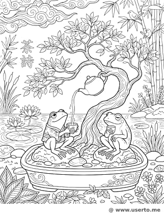 Bonsai Tree Tea Ceremony