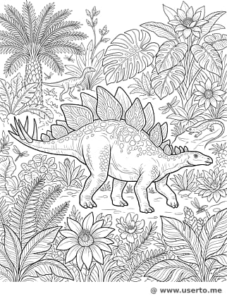 Stegosaurus Dschungel-Entdecker