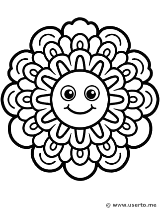 Mándala del Sol Alegre