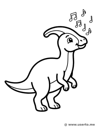Musikalischer Parasaurolophus