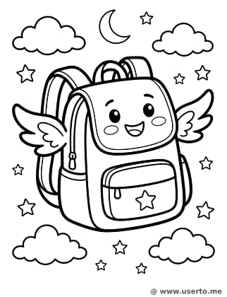 날개 달린 마법 가방