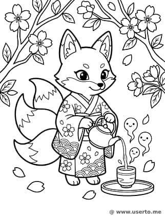 O Chá Encantado de Kitsune