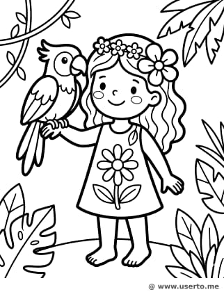 Princesa de las Flores de la Selva