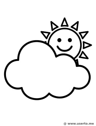 The Sun's Peek-a-Boo