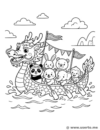 Aventura en la carrera de botes dragón