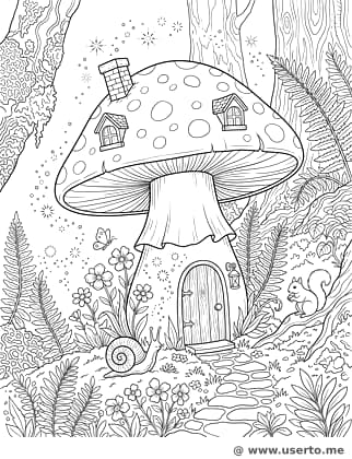 A Casa Cogumelo Mágica