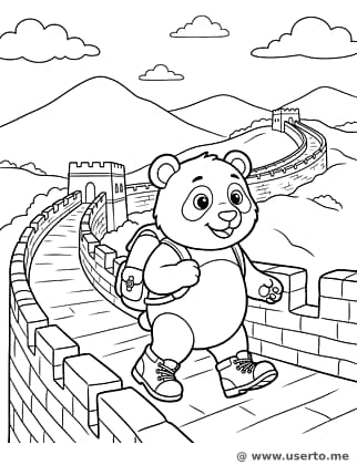 Panda Adventure on the Great Wall