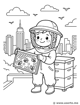 City Rooftop Beekeeper