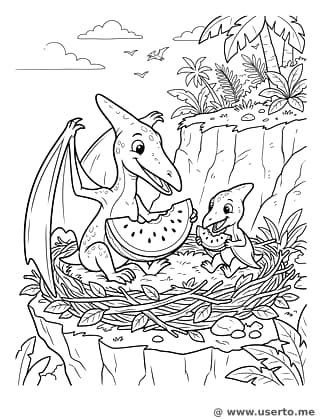 Piquenique da Família Pterodáctilo