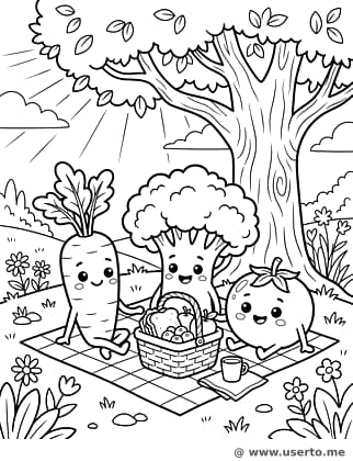 채소 친구들의 정원 소풍