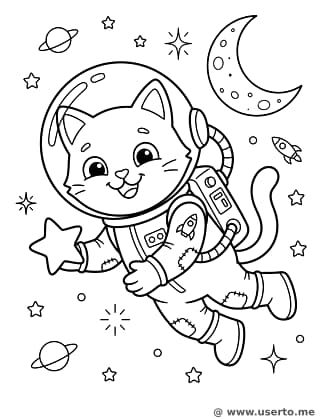 Astronaut Cat