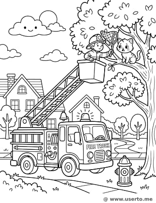 용감한 소방차 구조대