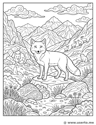 The Grumpy Fox of the Mountains