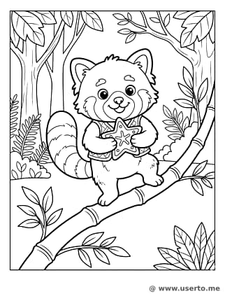 Red Panda Snack Time