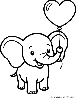 풍선 친구 코끼리