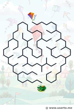 El vuelo festivo de la cometa de la suerte