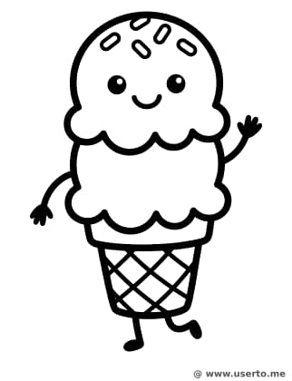 Dancing Ice Cream Cone