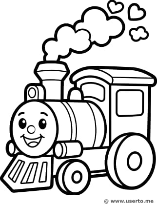 Die freundliche Dampflok