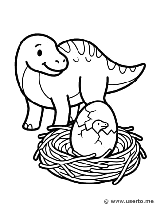 마이아사우라의 첫 아기