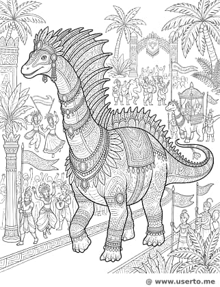 Amargasaurus-Königsparade