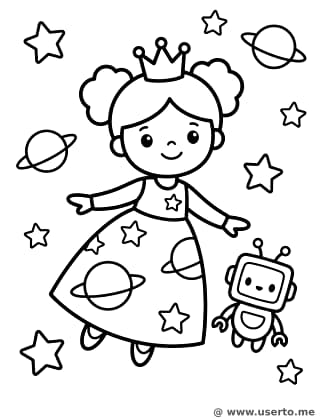 Sternenreisende Mondprinzessin