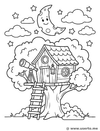 El observatorio lunar de la casa del árbol