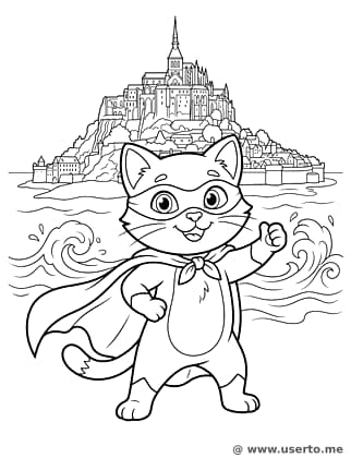O Gato Cavaleiro do Castelo da Ilha