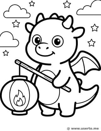 La linterna de la suerte del pequeño dragón