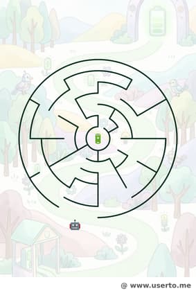 로봇의 배터리 배달