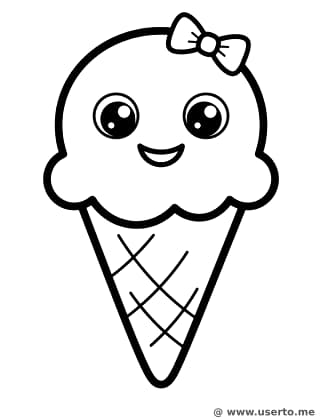 Happy Smiling Ice Cream