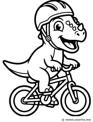 Paquicefalossauro de Bicicleta