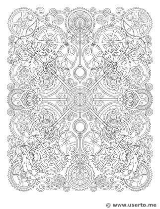 Steampunk Clockwork Gears