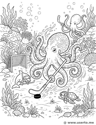 Underwater Hockey Deep Sea Match