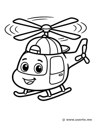 모자 쓴 헬리콥터