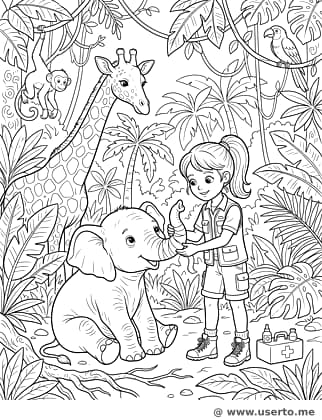 Wildlife Vet at Work