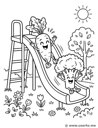 신나는 채소 놀이터